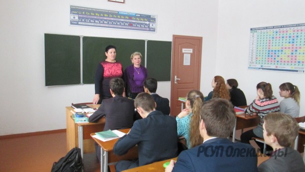 Профориентация выпускников Олекшицкой средней школы
