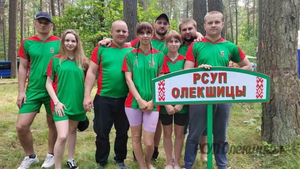 Команда РСУП "Олекшицы" принимает участие в районном молодежном туристическом слете.