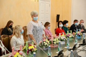 Гражинская Светлана Иосифовна присутсвовала на приеме в облисполкоме в честь Дня матери