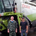 1028 тонн зерна намолотил уборочный экипаж в составе комбайнеров Корытко Валерия и Крисеня Виталия