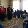 Накануне  праздника Святой Пасхи посетили с подарками проживающих  одиноких престарелых и инвалидов