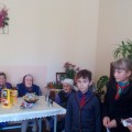 1 октября  посетили проживающих одиноких престарелых в отделении круглосуточного пребывания в агрогородке "Олекшицы".