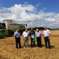 Первыми в Берестовицком районе намолотили 1000 тонн зерна с учетом рапса