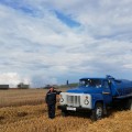 На уборке урожая зерновых обеспечению пожарной безопасности пристальное внимание