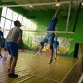 Команда предприятия одержала первую победу в рамках IX районного чемпионата по волейболу среди трудовых коллективов
