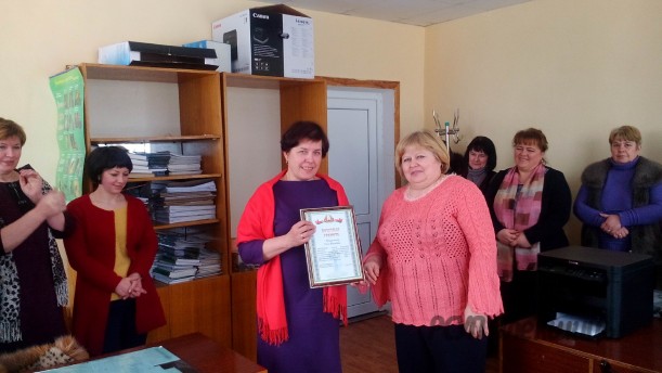 Поздравили с 50- летним юбилеем заместителя главного бухгалтера Примаченко Анну Ивановну