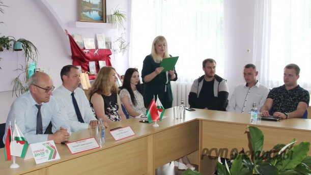Представители РСУП "Олекшицы" на районном открытом диалоге «С молодежью на равных».